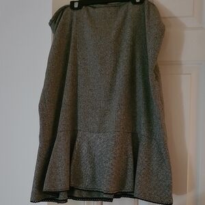 Elegant Gray Women's Skirt Loft